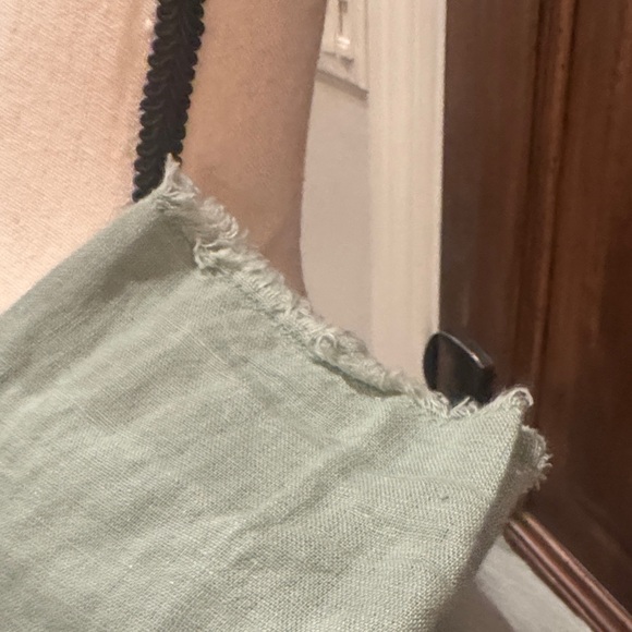 Magnolia Pearl Sage Green Long Sleeve Dress with Appliqué - Picture 8 of 12